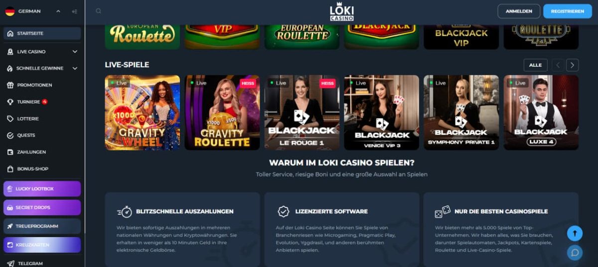 Loki Casino Schweiz Offiziell image 2